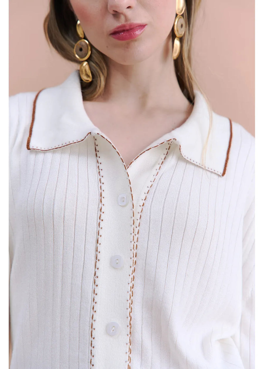 CARDIGAN ZOE BLANCO
