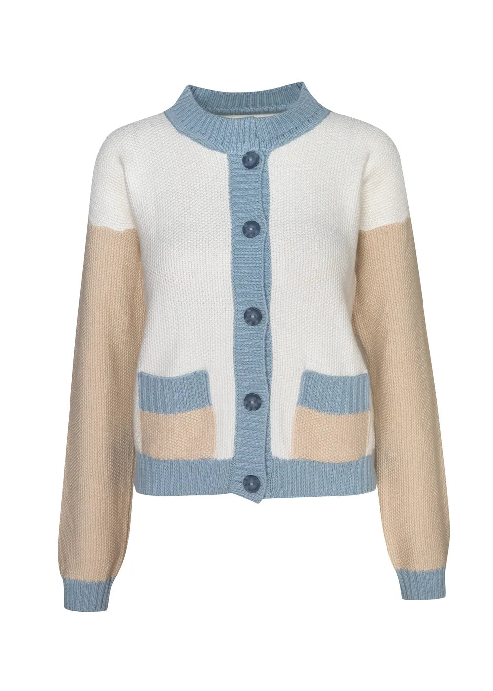 CARDIGAN JULLE en BLANCO - Vista frontal | ZEPHIR