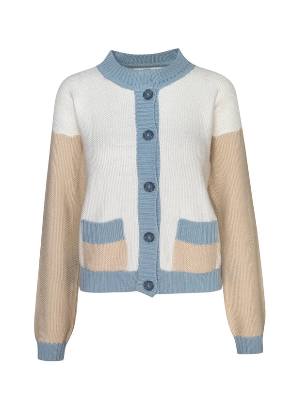 CARDIGAN JULLE en BLANCO - Vista frontal | ZEPHIR