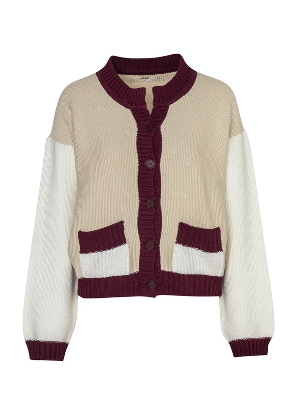 CARDIGAN JULLE en SHELL - Vista frontal | ZEPHIR