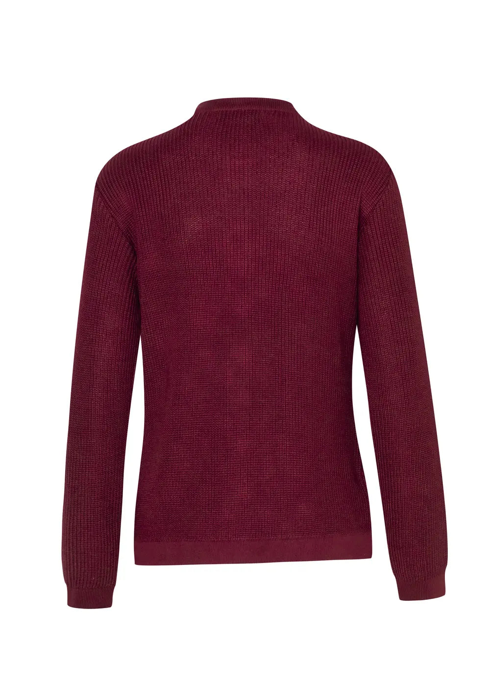 CARDIGAN NINA en VINO - Vista de espalda | ZEPHIR