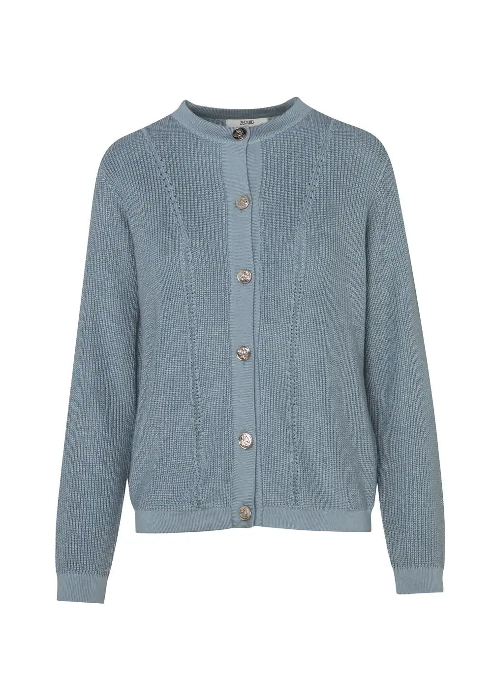 CARDIGAN NINA en TOURMALINE - Vista frontal | ZEPHIR