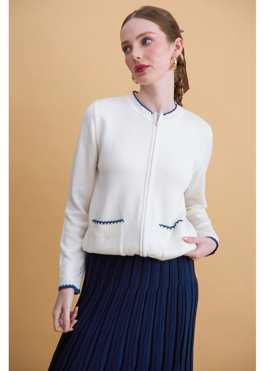 CHAQUETA CALI BLANCO