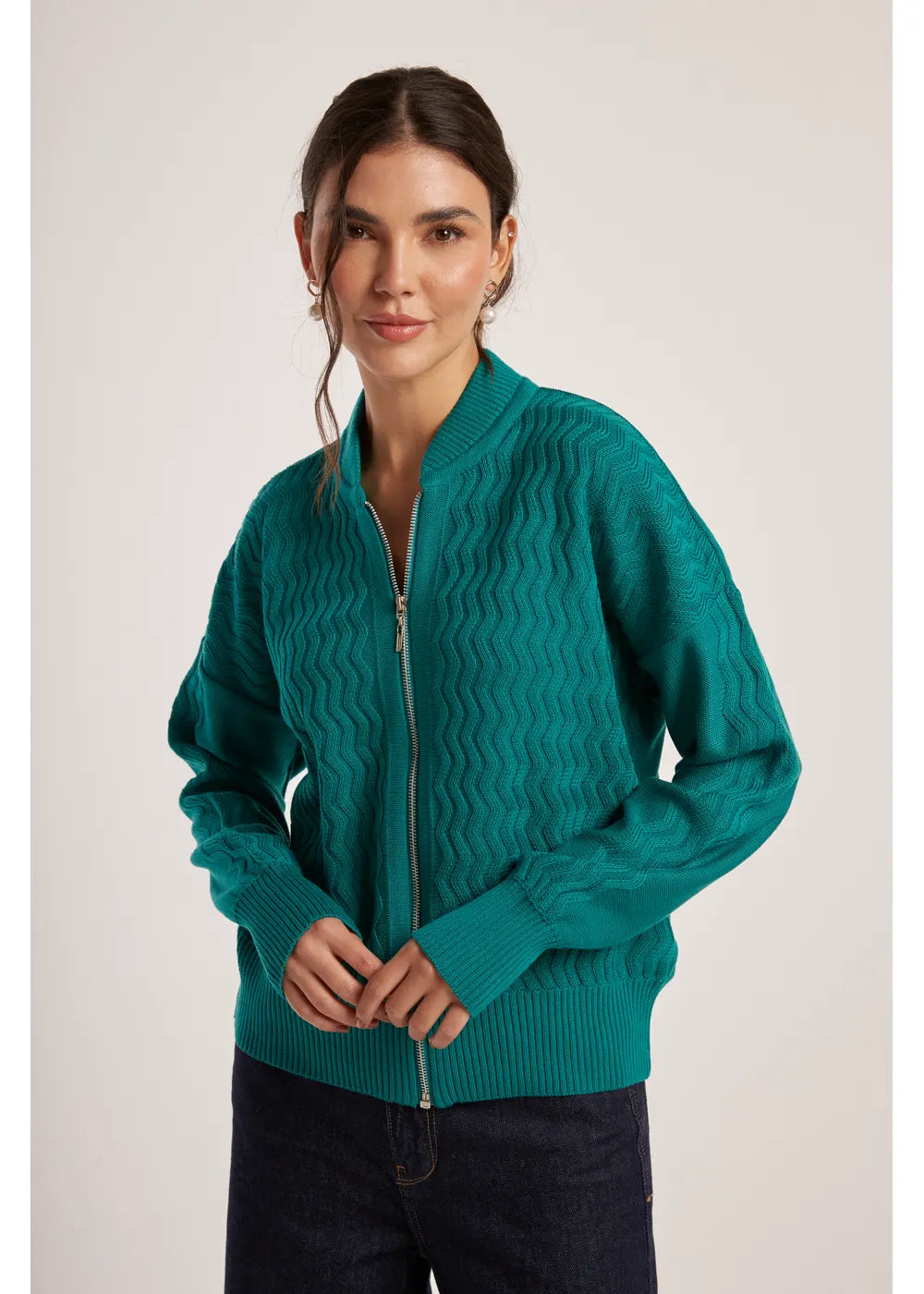 CHAQUETA MACA en ESMERALDA - Vista de espalda | ZEPHIR