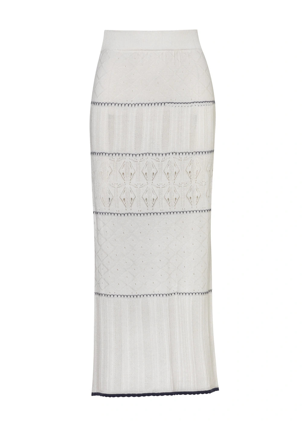 FALDA AMELIA en BLANCO - Vista lateral | ZEPHIR