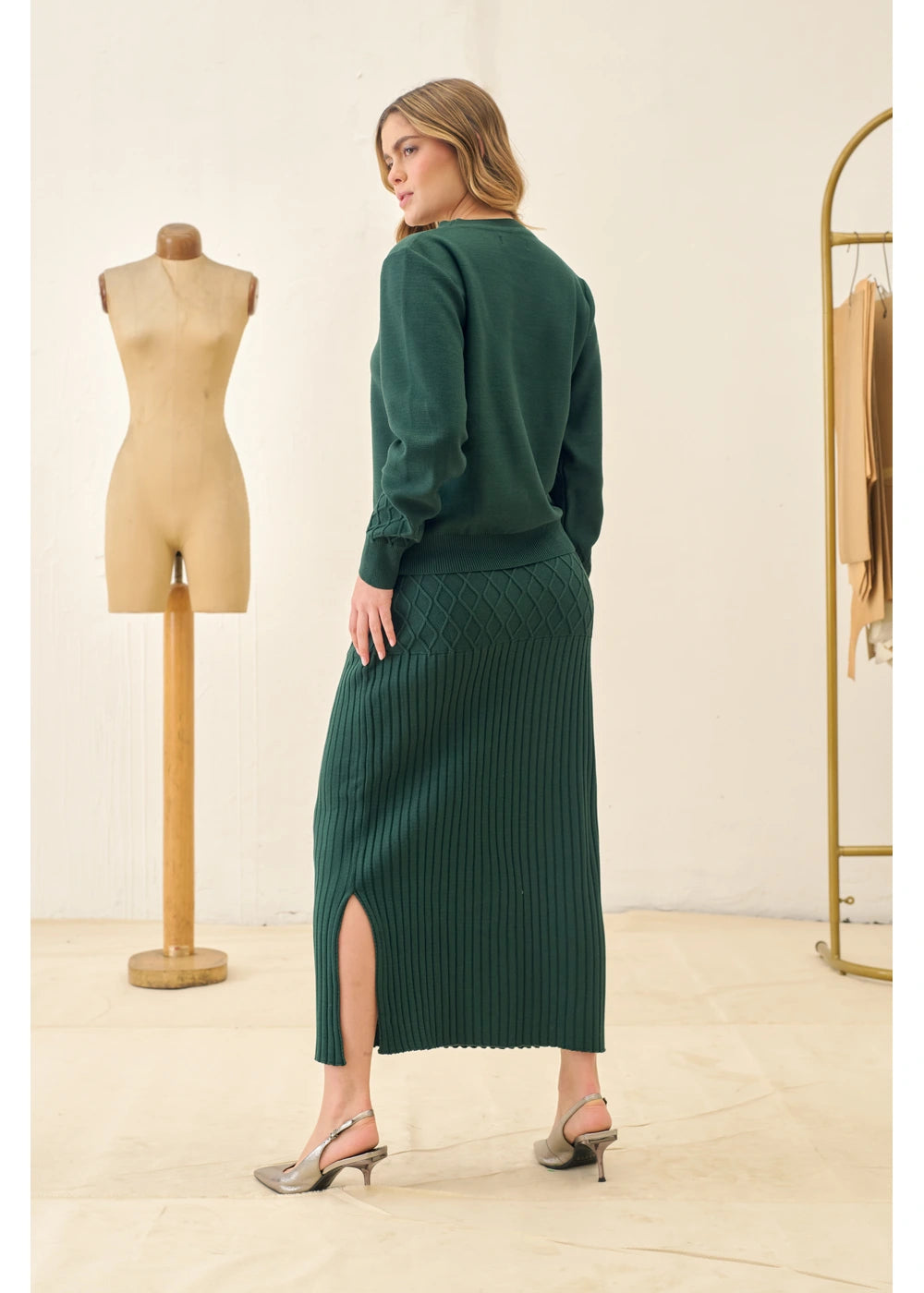 FALDA BELLE en FOREST - Look de estilo 5 | ZEPHIR