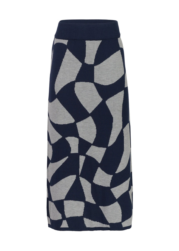 FALDA EAST en AZUL OSCURO - Vista frontal | ZEPHIR
