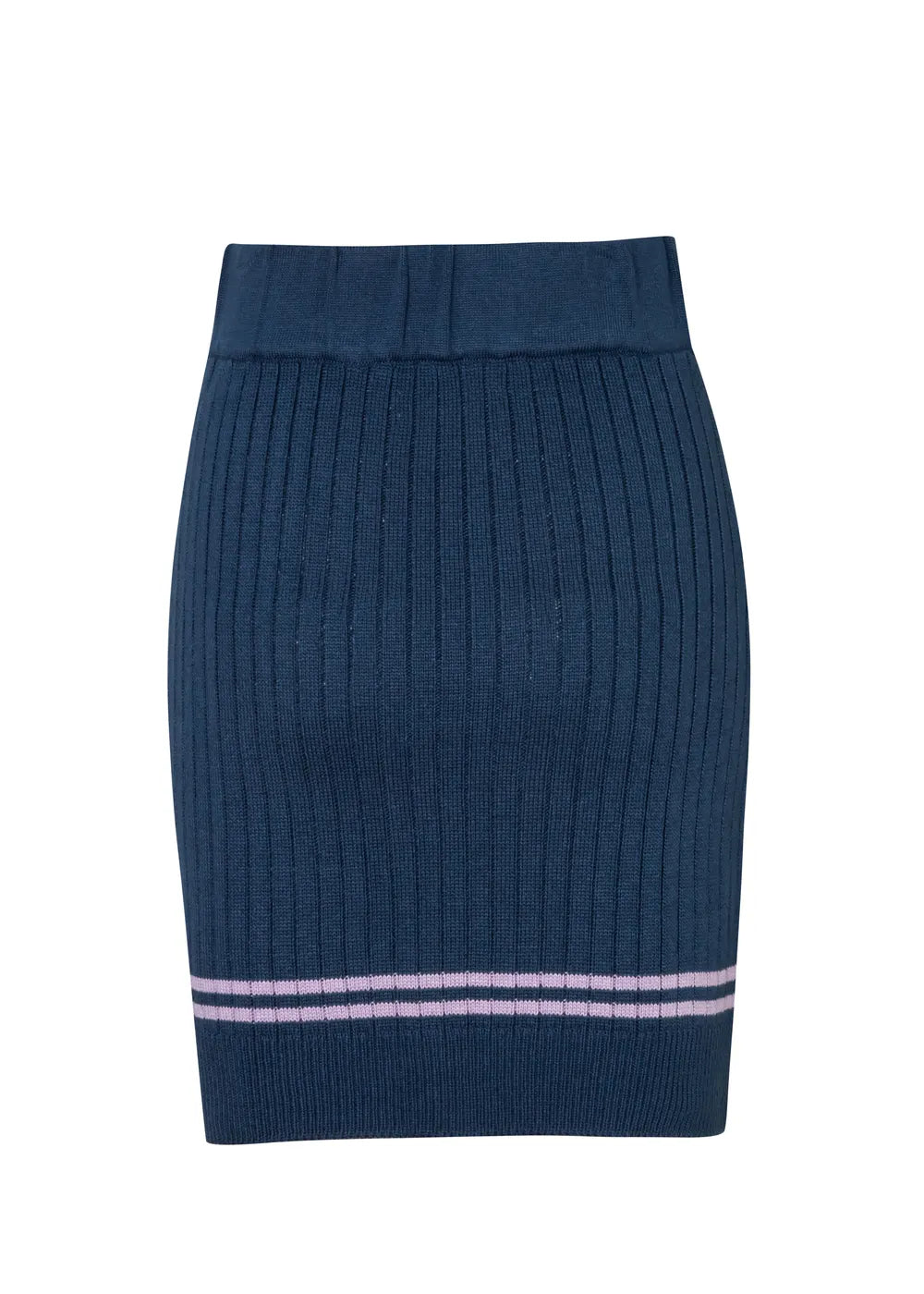 FALDA JUANITA en NAVY - Vista de espalda | ZEPHIR