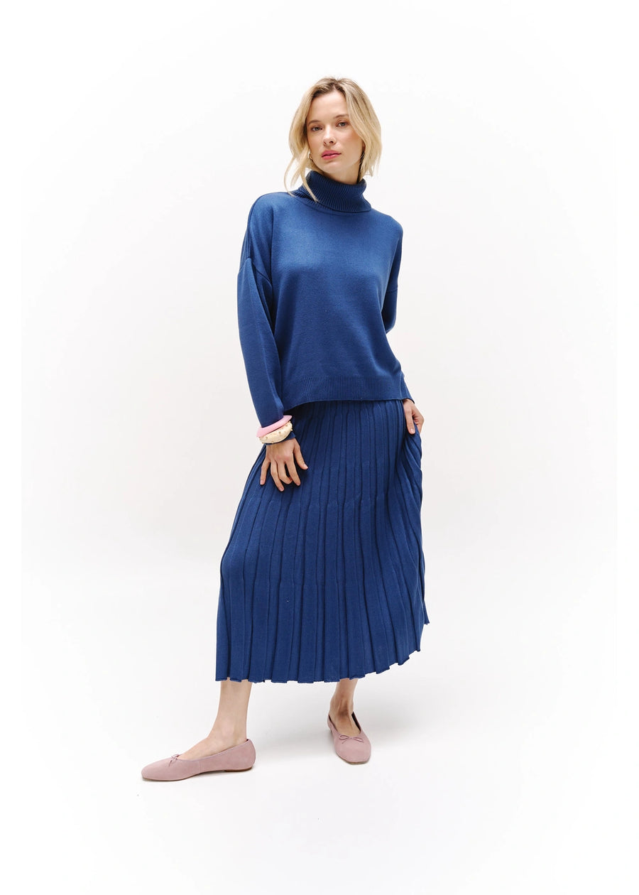FALDA LAYLA AZUL INDIGO
