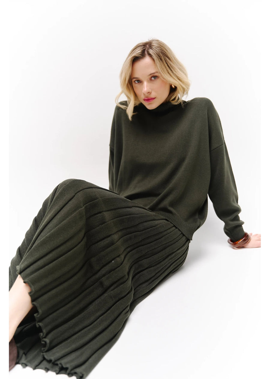 FALDA LAYLA VERDE MILITAR