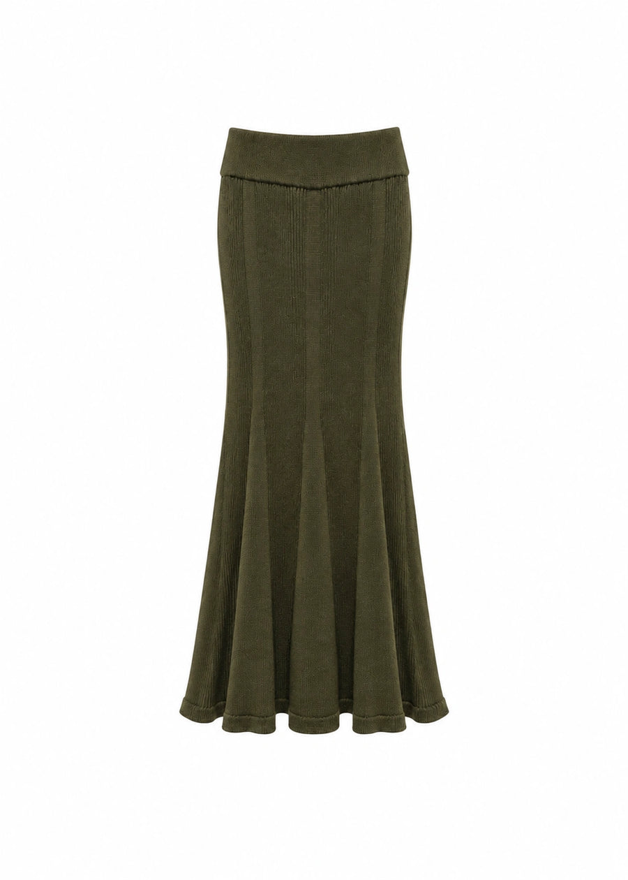 FALDA MACY VERDE MILITAR