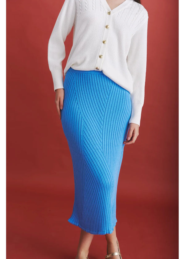 FALDA MISTY en AZUL REY - Vista frontal | ZEPHIR
