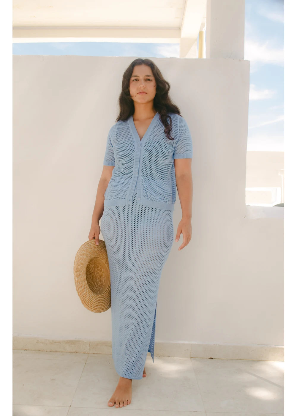 FALDA MYKONOS en HORTENCIA - Vista lateral | ZEPHIR
