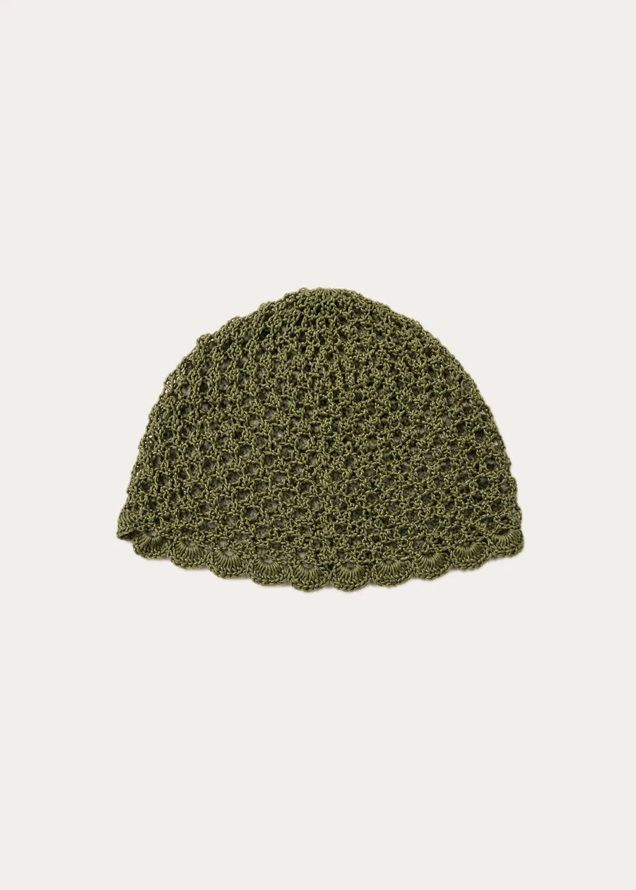 GORROS TEJIDOS VERDE MILITAR