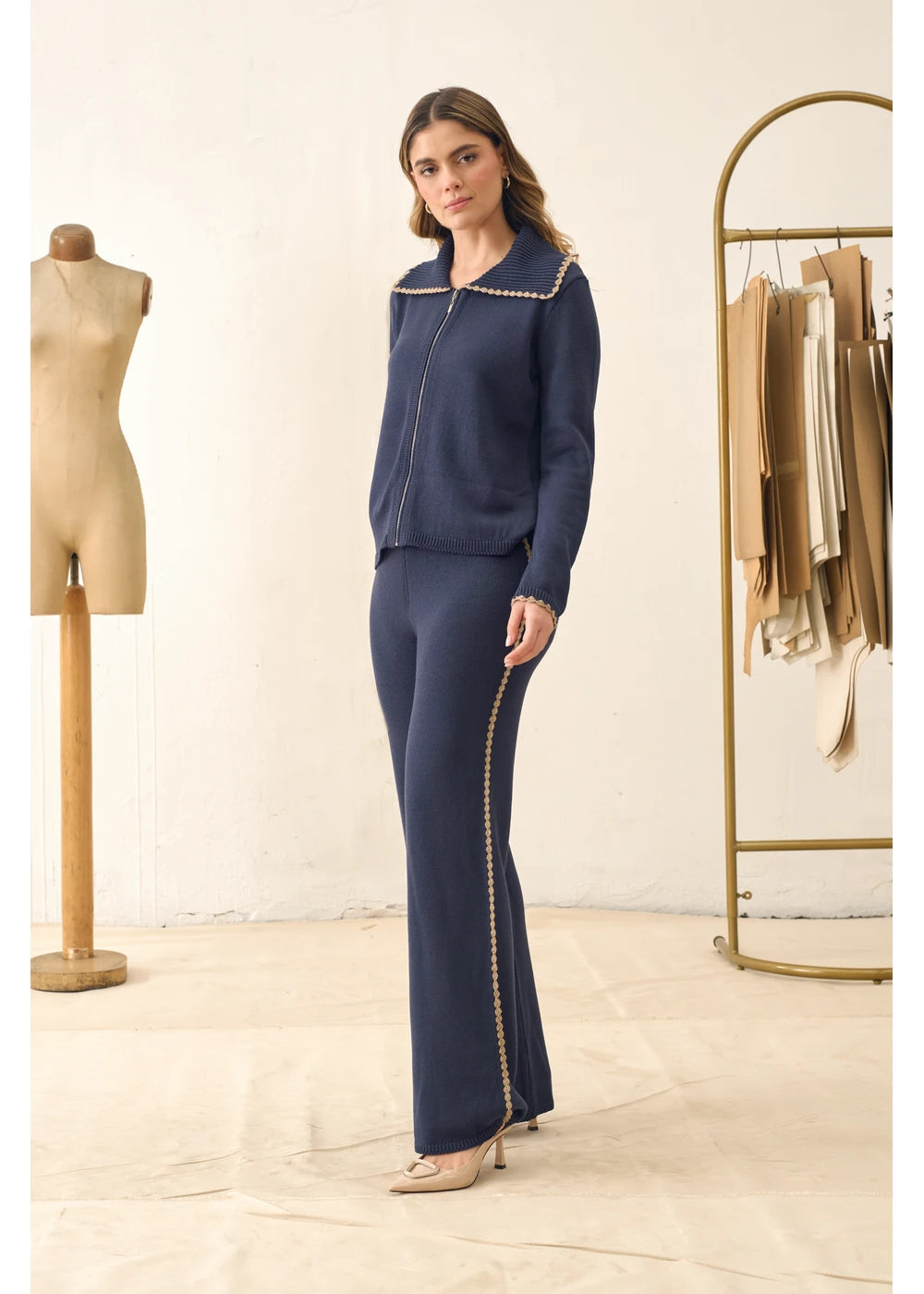 PANTALON CELINE en AZUL OSCURO - Look de estilo 4 | ZEPHIR