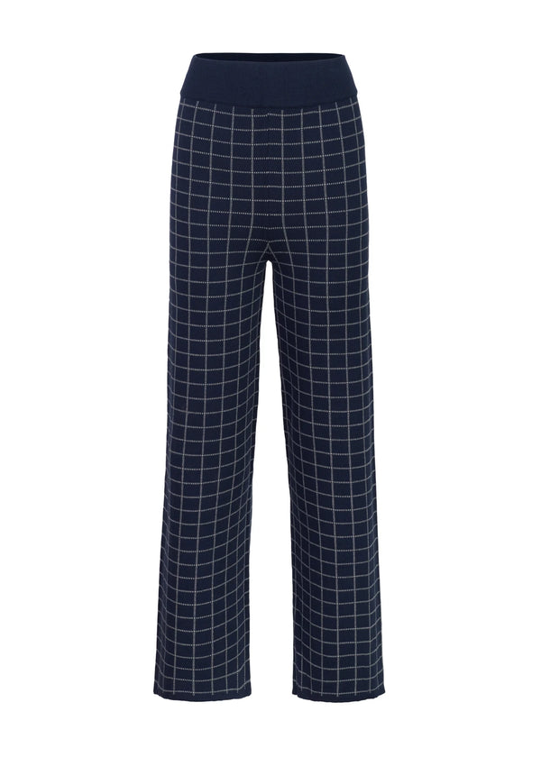 PANTALON CHESS en AZUL OSCURO - Vista frontal | ZEPHIR