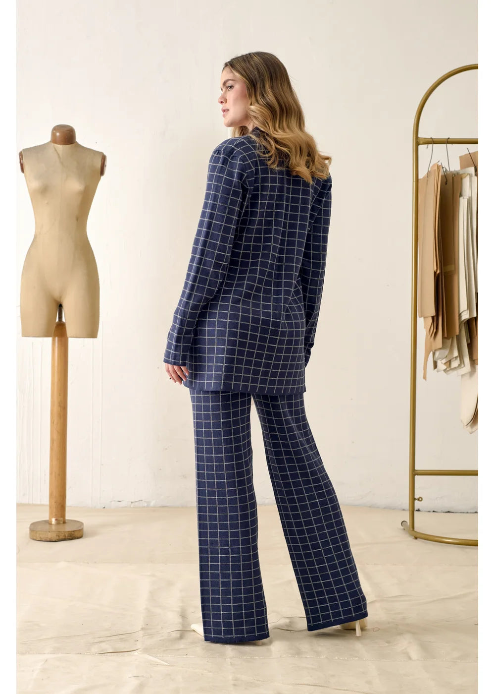 PANTALON CHESS en AZUL OSCURO - Look de estilo 4 | ZEPHIR