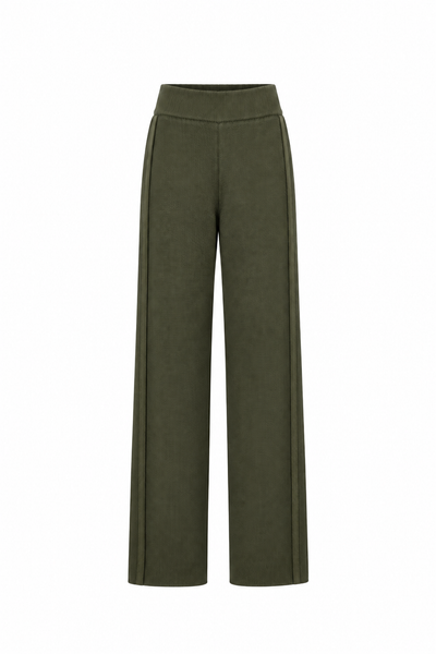 Pantalón Melina en color verde militar para mujer - Zephir