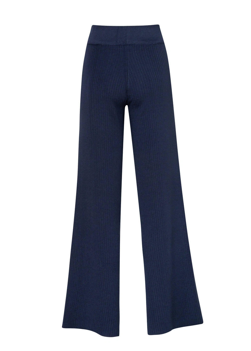 PANTALON PLIEGUES en AZUL OSCURO - Vista de espalda | ZEPHIR