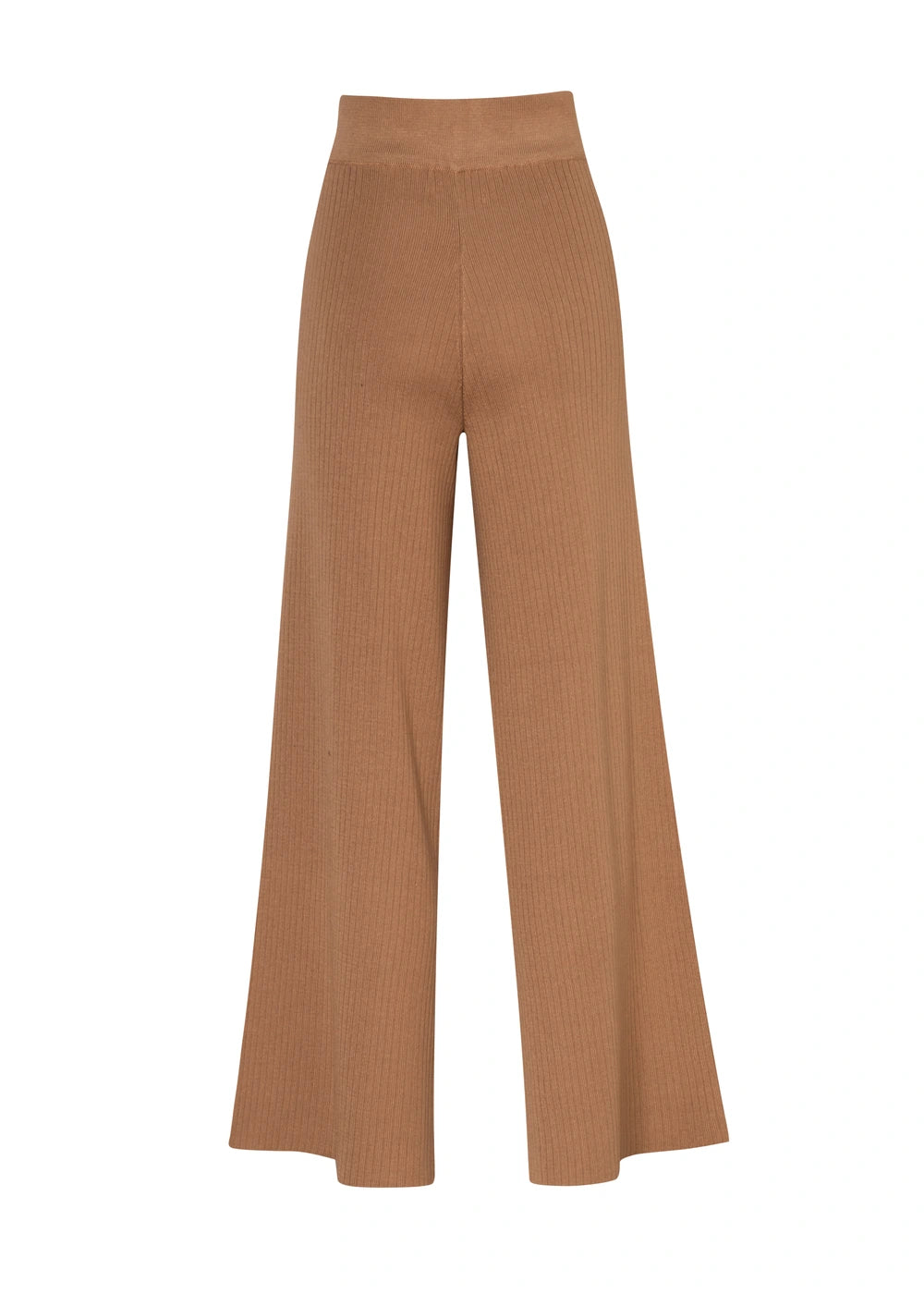 PANTALON PLIEGUES en CAMEL - Vista de espalda | ZEPHIR