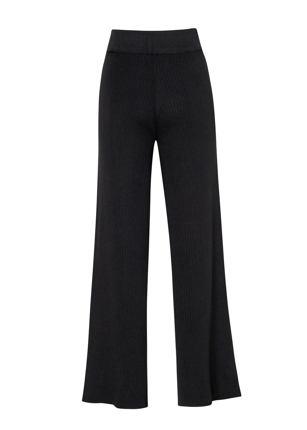PANTALON PLIEGUES en NEGRO - Vista de espalda | ZEPHIR