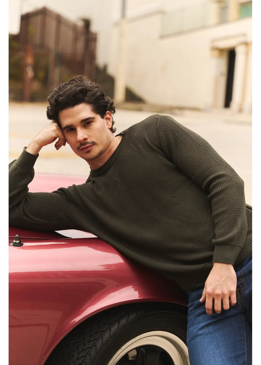 SACO OLIVER VERDE MILITAR