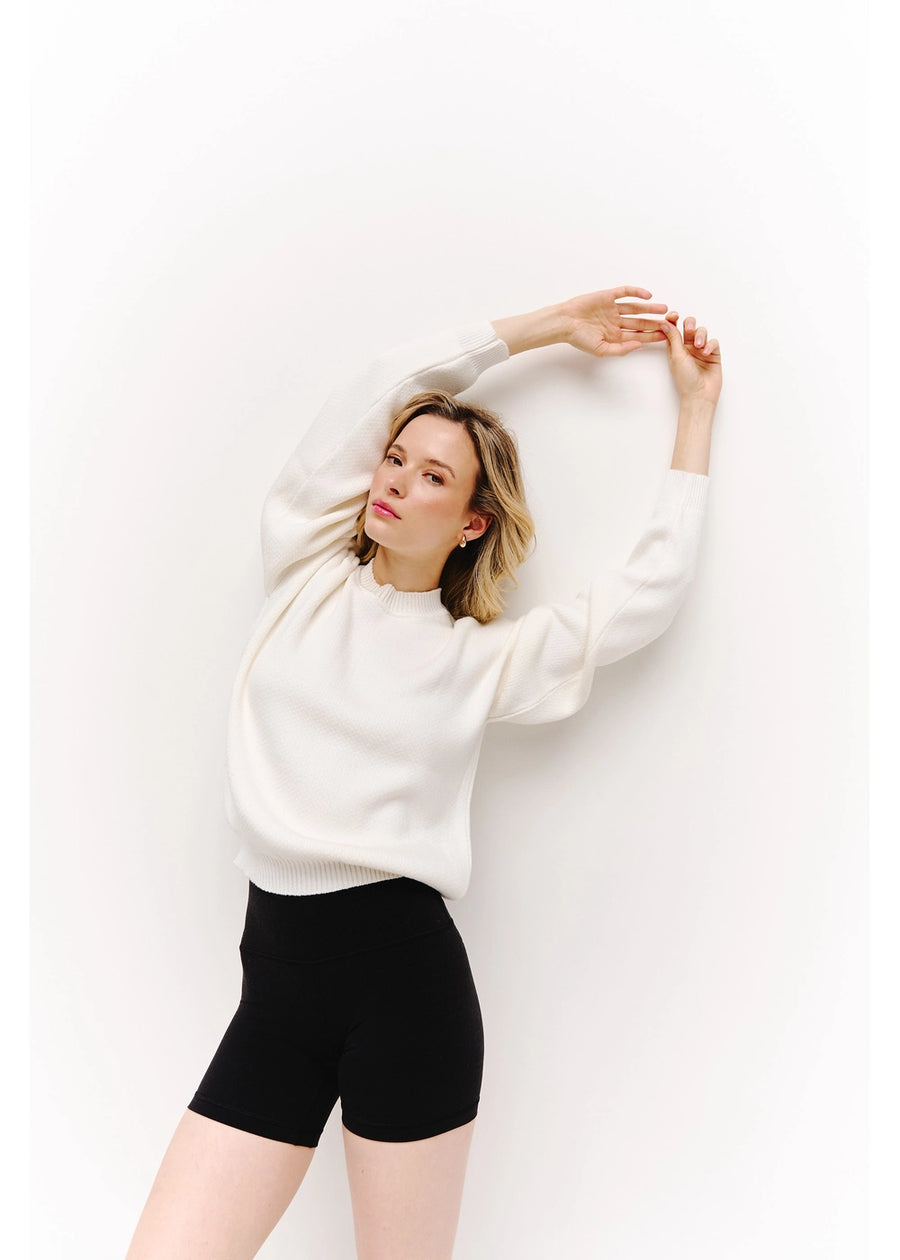 SWEATER BASIC BLANCO
