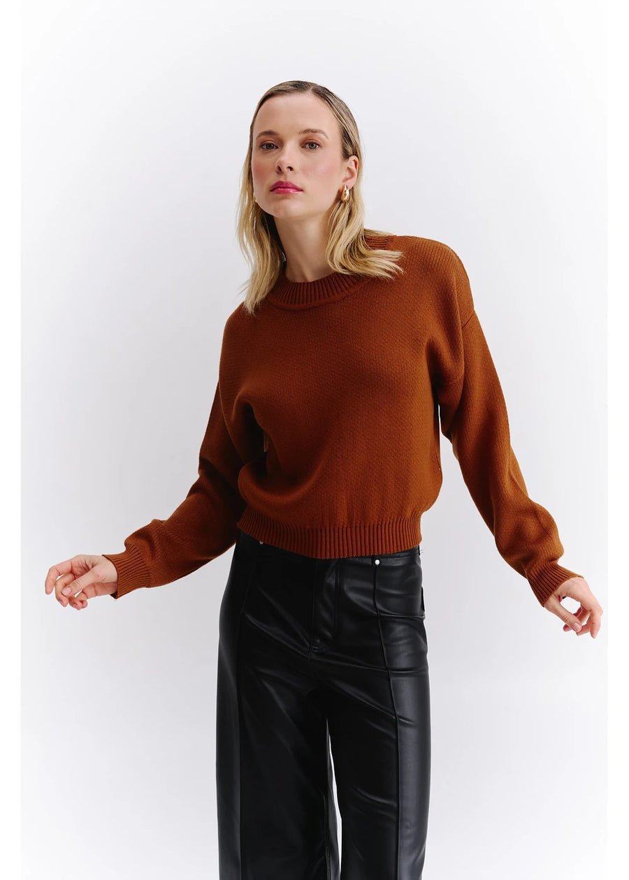 SWEATER BASIC LADRILLO