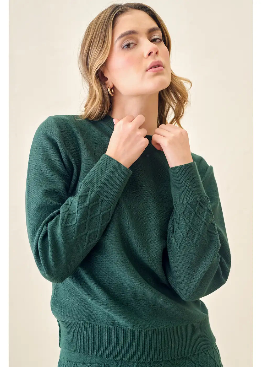 SWEATER BELLE en FOREST - Look de estilo 4 | ZEPHIR