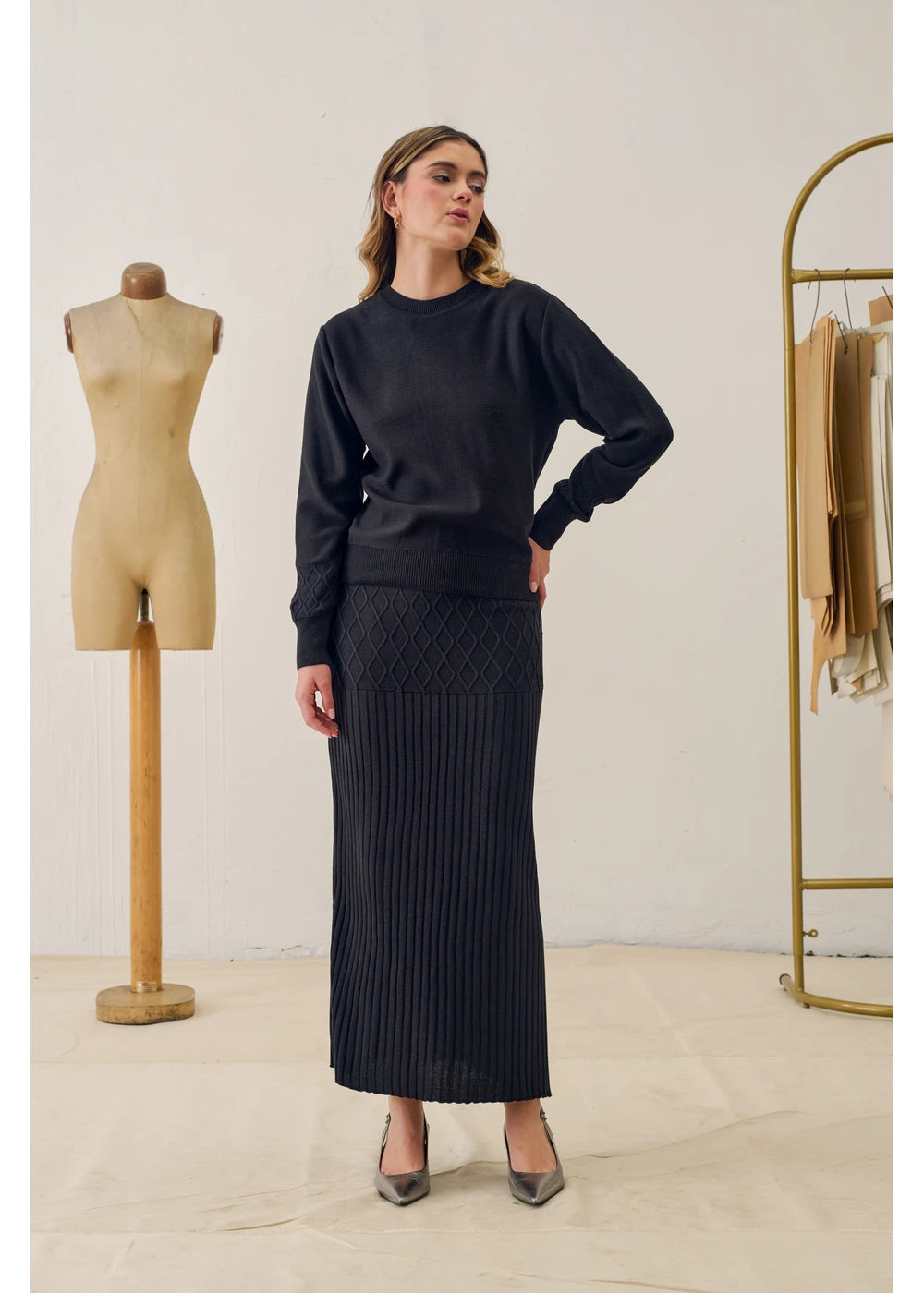 SWEATER BELLE en NEGRO - Look de estilo 5 | ZEPHIR