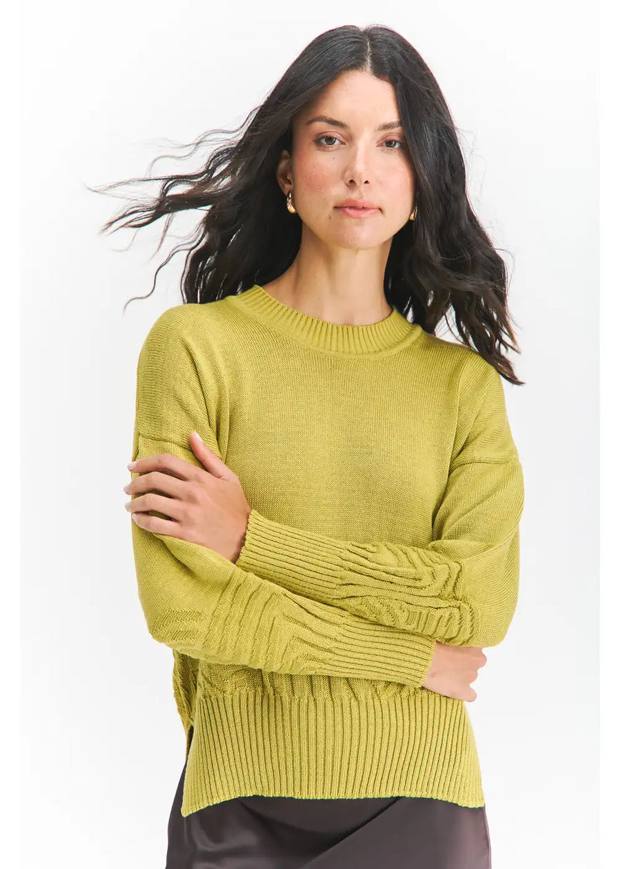 SWEATER GAMMA VERDE CITRON
