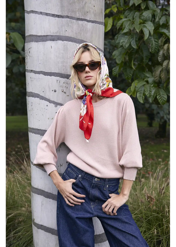 SWEATER INTI en PINK BLUSH - Vista frontal | ZEPHIR