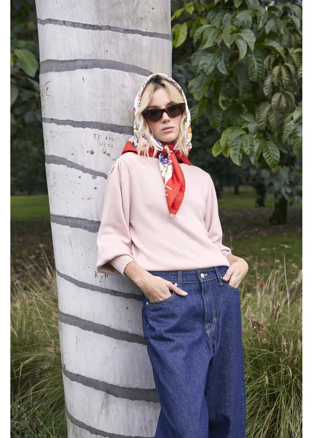 SWEATER INTI en PINK BLUSH - Vista de espalda | ZEPHIR