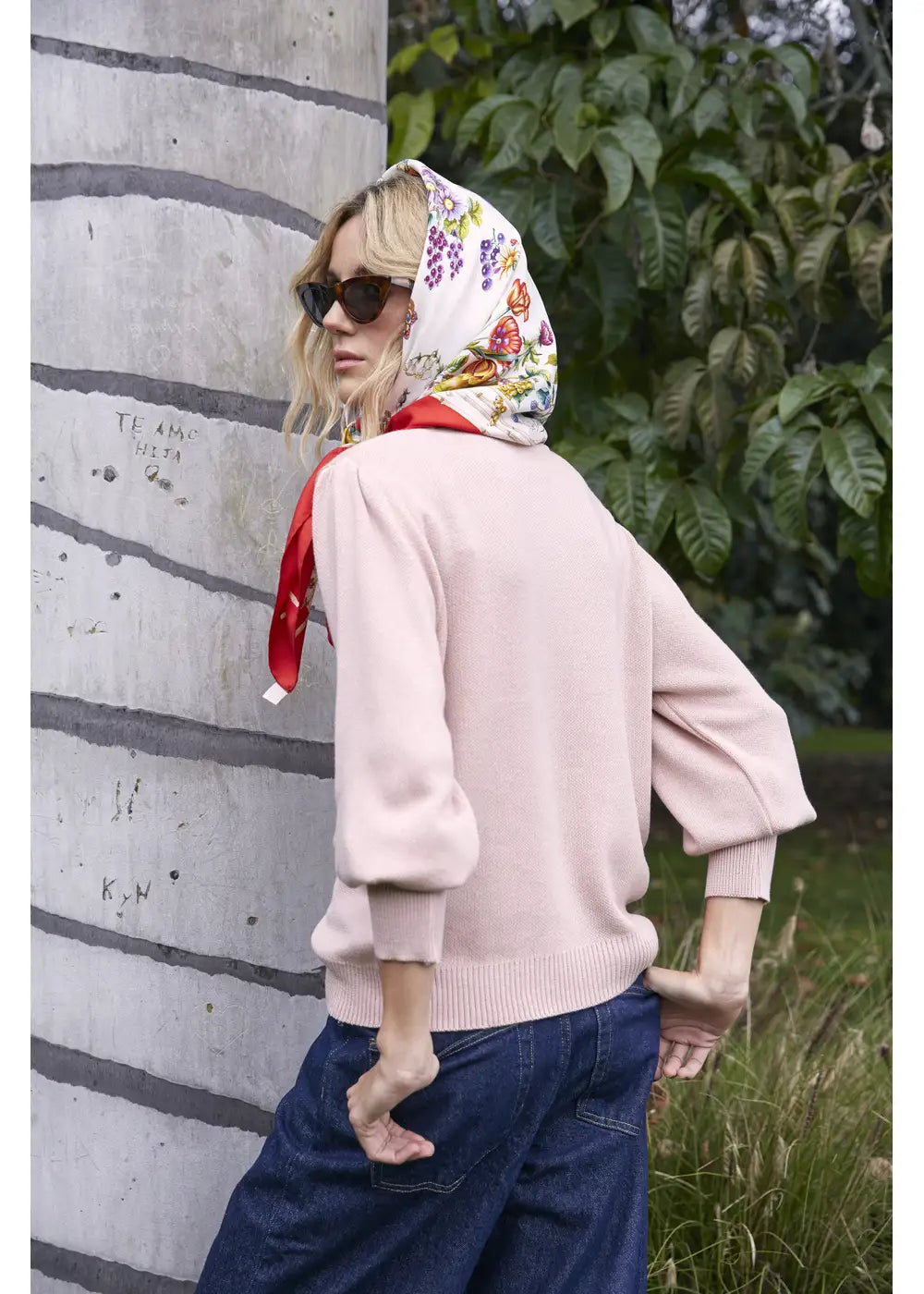SWEATER INTI en PINK BLUSH - Vista lateral | ZEPHIR