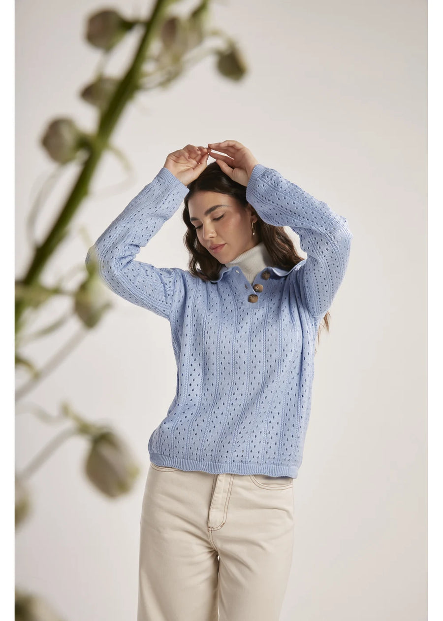 SWEATER IRIS THALASSA BLUE