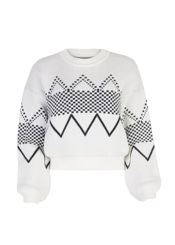 SWEATER JOLLY en BLANCO - Vista frontal | ZEPHIR