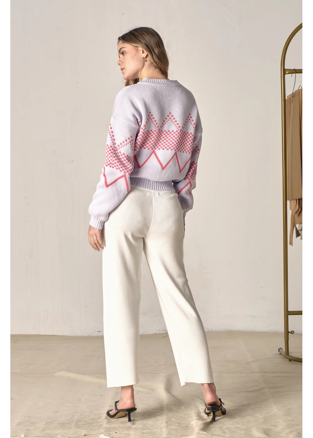 SWEATER JOLLY en MAGNOLIA - Vista lateral | ZEPHIR