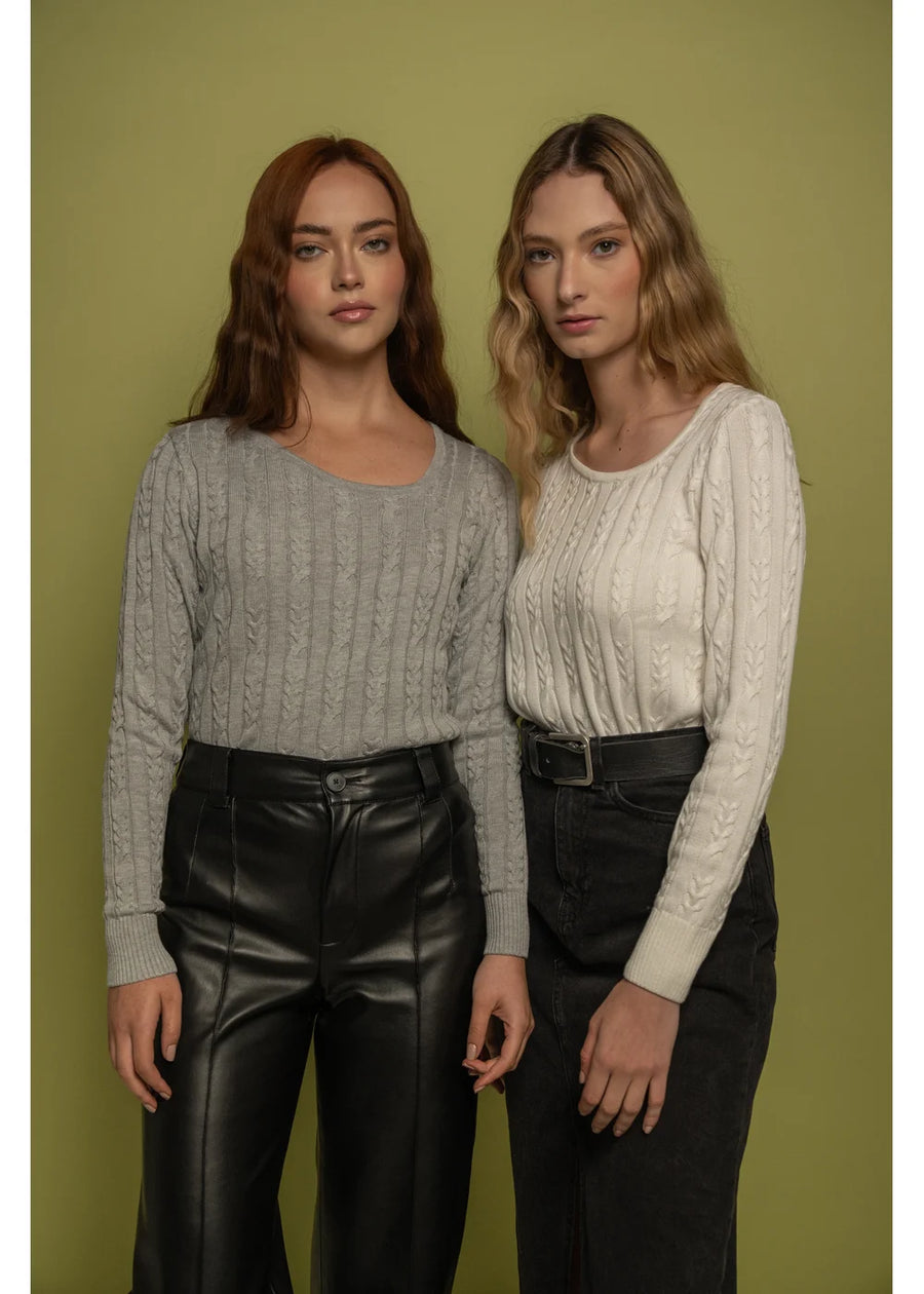 SWEATER JUEGO GRIS
