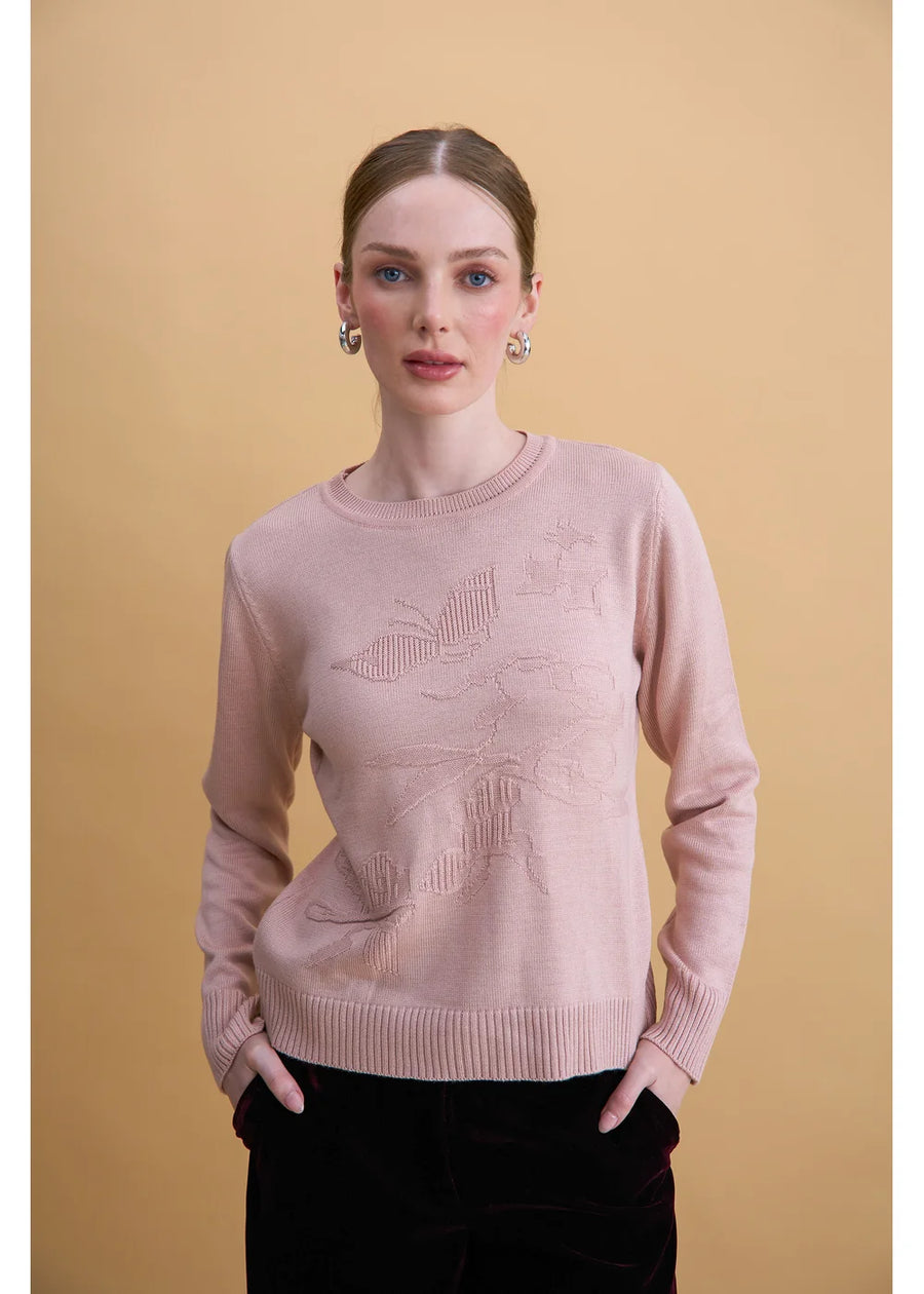 SWEATER LETTY PINK BLUSH