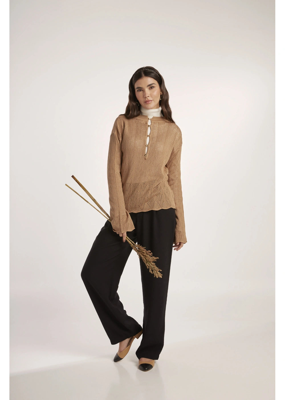SWEATER NESSA en CHAI - Look de estilo 4 | ZEPHIR