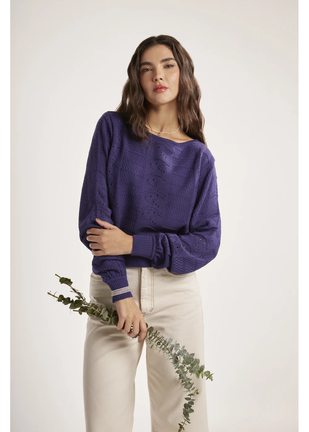 SWEATER RUBY en VIOLETA - Look de estilo 5 | ZEPHIR