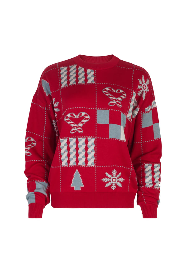 SWEATER UGLY JOY en ESCARLATA - Vista frontal | ZEPHIR