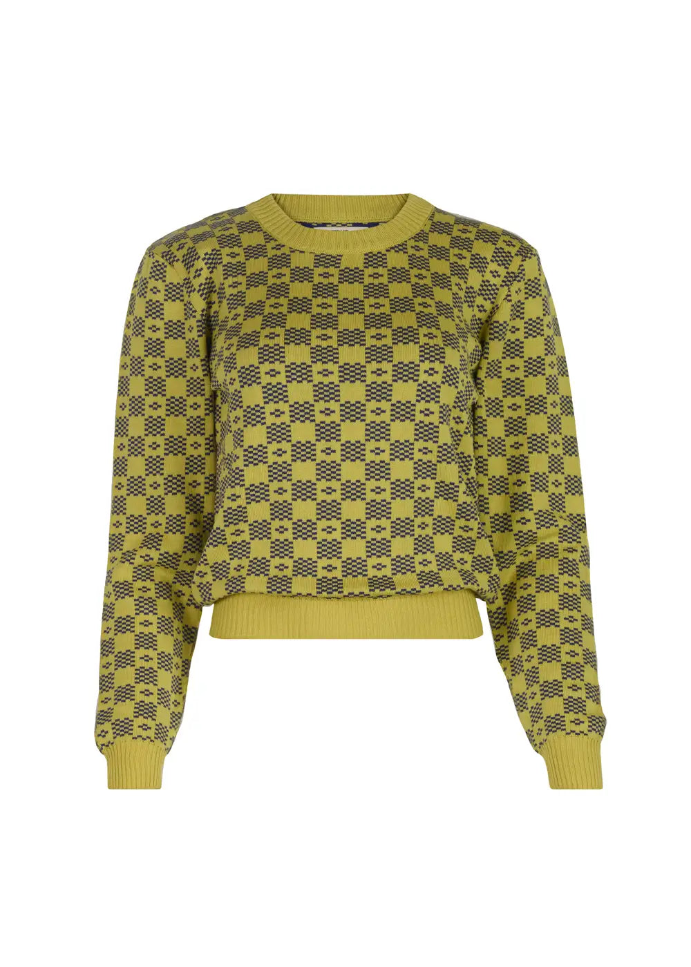 SWEATER VICTORIA en PISTACHO - Vista frontal | ZEPHIR