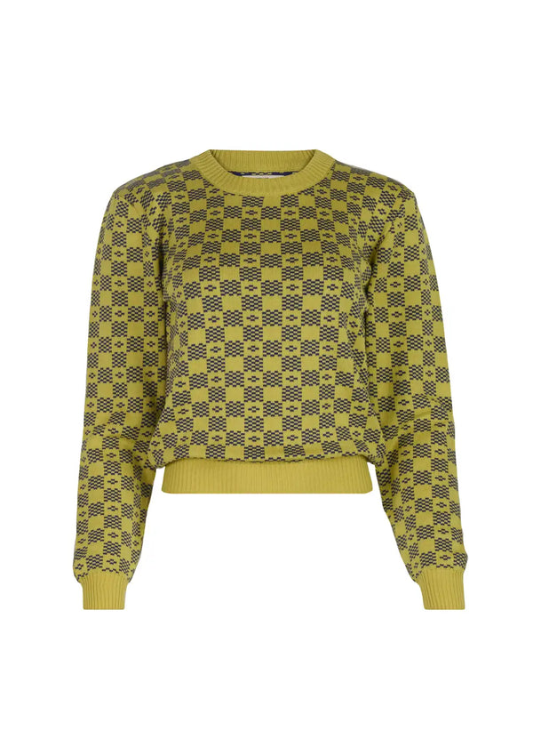 SWEATER VICTORIA en PISTACHO - Vista frontal | ZEPHIR