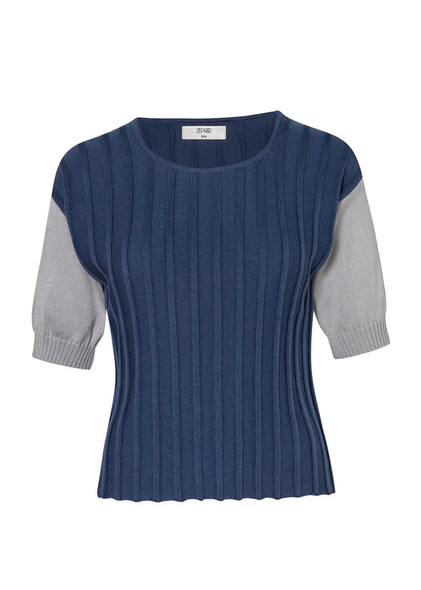 TOP COUCHE en COBALTO - Vista frontal | ZEPHIR