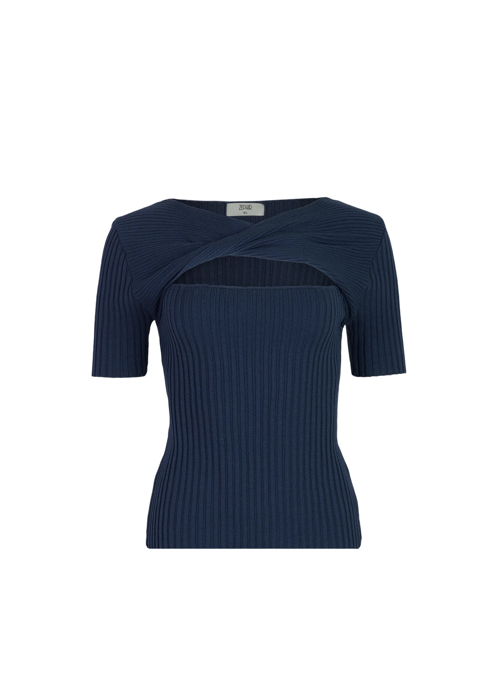 TOP ELLE en COBALTO - Vista frontal | ZEPHIR