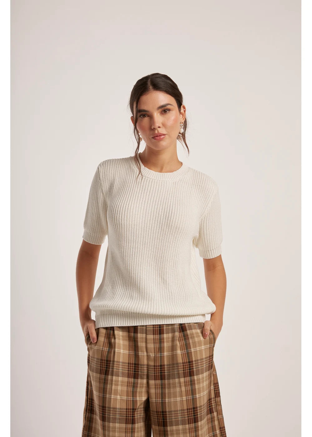 TOP GIA en BLANCO - Vista frontal | ZEPHIR