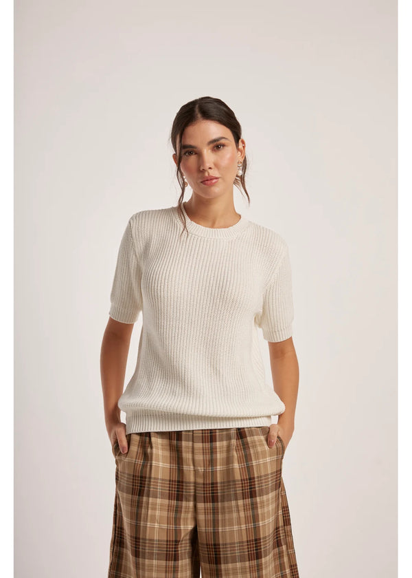 TOP GIA en BLANCO - Vista frontal | ZEPHIR