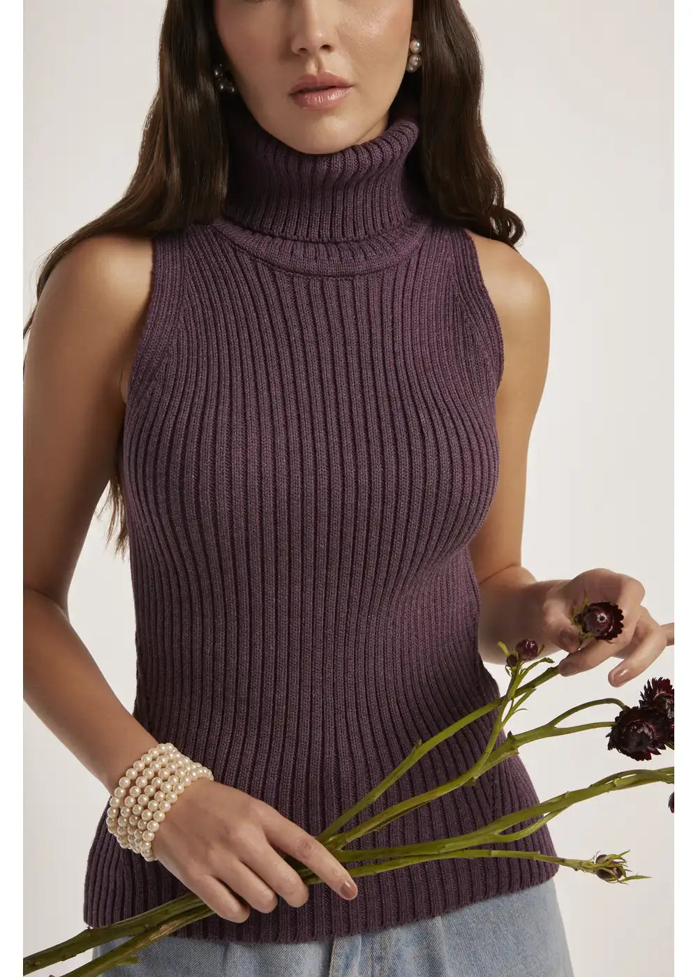 TOP HELENA en CIRUELA - Look de estilo 5 | ZEPHIR
