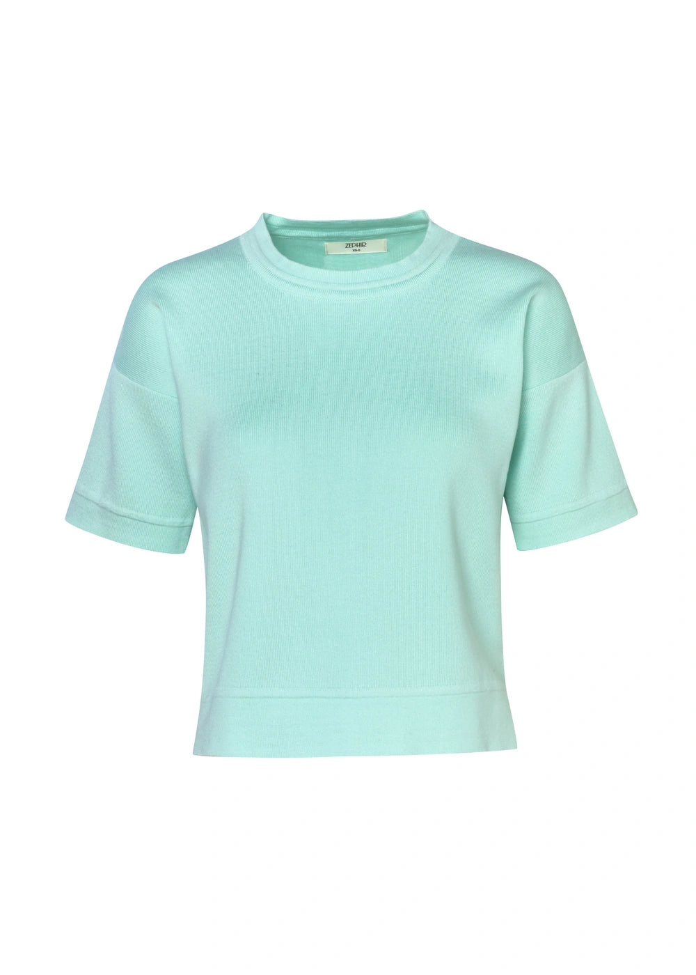 TOP VACILY en VERDE MENTA - Vista frontal | ZEPHIR